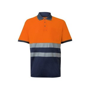 Velilla ACHELOUS. Piqué dvobojna polo majica (150g/m²) sa kratkim rukavima, od pamuka (55%) i poliestera (45%)