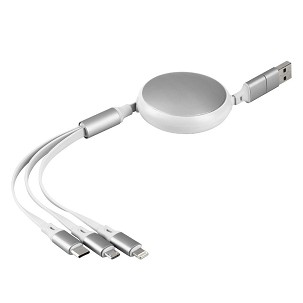 KEPLER 6IN1, usb type-c charging and data cable, 6 in 1, 60w, white