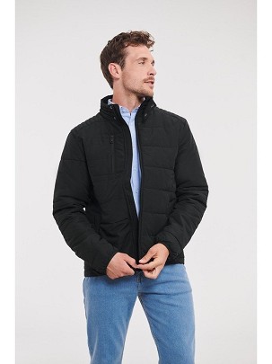 Russel Mens Cross Jacket, poslovna jakna for muškarce, crna