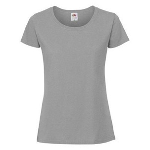 Fruit of the Loom, Ladies Iconic Ringspun Premium T, ženska majica kratkih rukava, cink,, XL