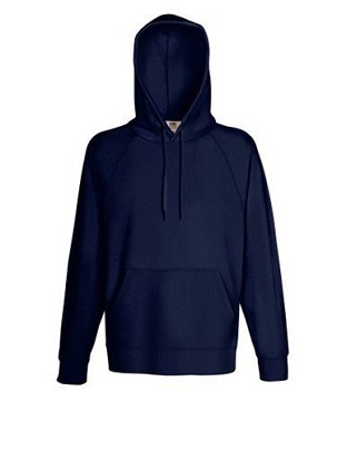 Fruit of the Loom, Lightweight Hooded Sweat, muški duks sa kapuljačom, tamno teget, M