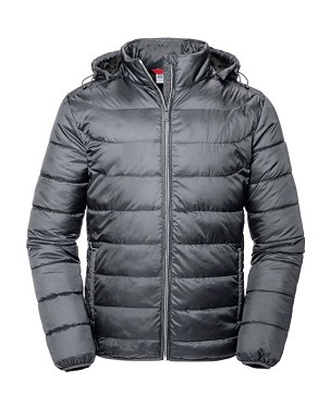 Russel Europe Mens Hooded Nano Jacket