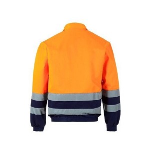 VL NEPTUNE. Two-tone twill jacket (210g/m²) in polyester (80%) and cotton (20%)