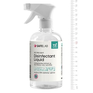DEZ PRO 500T, antibacterial liquid for disinfection, 500 ml, white