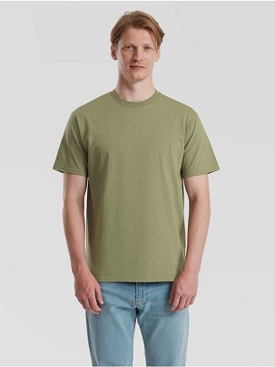 Fruit of the Loom Pure Cotton T-Shirt , uniseks majica od organskog pamuka 175/180 gr , maslinasta zelena, L