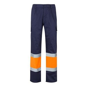 Velilla ATHENA. Dvobojne pantalone od kepera (210g/m²), sa postavom, sa više džepova, od pamuka (20%) i poliestera (80%)
