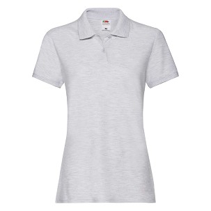 Fruit of the Loom, Ladies Premium Polo, ženska premium polo majica, melirana, XS