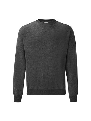 Fruit of the Loom, Classic Set-in Sweat, klasični muški duks, tamno pepeljasto siva, XL