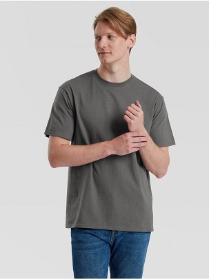 Fruit of the Loom Pure Cotton T-Shirt , uniseks majica od organskog pamuka 175/180 gr , svetlo grafit, L