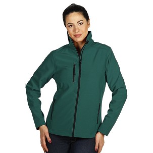 SKIPPER WOMEN, women's softshell jacket, green