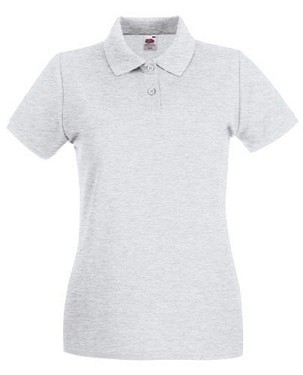 Fruit of the Loom, Ladies Premium Polo, Women's Premium Polo Shirt, Melamine, 2XL