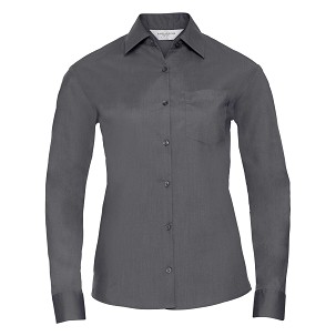 RUSSELL ženka košulja strukirana sa dugim rukavima POLYCOTTON EASY CARE POPLIN