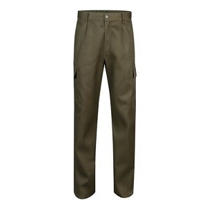 VL AINE. Pantalone od kepera sa više džepova (190g/m²), od pamuka (20%) i poliestera (80%)