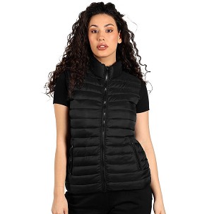 LIBERTY VEST WOMEN, light padded bodywarmer, black