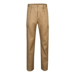 VL AINE. Pantalone od kepera sa više džepova (190g/m²), od pamuka (20%) i poliestera (80%)