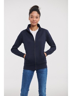 RUSSELL Ladies' Authentic Zip Up Sweatshirt, french navy, XS