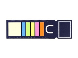 SCALA, cardboard page marker, with stickers, dark blue
