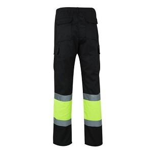VL POSEIDON LARGE. Two-tone multi-pocket twill trousers (210g/m²), in cotton (20%) and polyester (80%)
