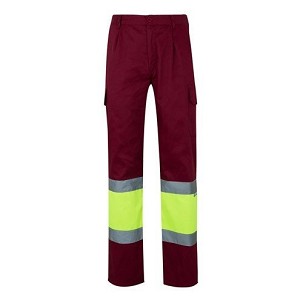 VL POSEIDON LARGE. Two-tone multi-pocket twill trousers (210g/m²), in cotton (20%) and polyester (80%)