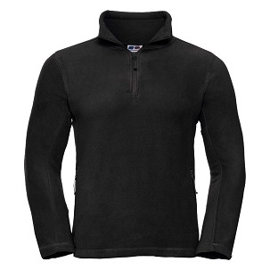 RUSSELL men's 1/4 zip polar sweatshirt