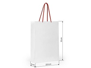 BLANCA, paper bag, red