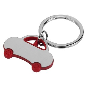 TOPOLINO, metal key holder, red