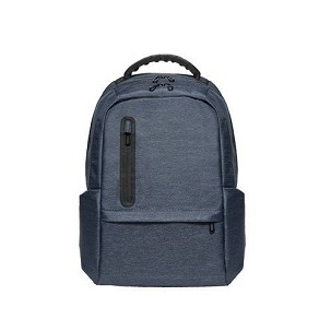 RE-BOSTON. 2Tone recycled nylon waterproof laptop backpack with 210D recycled polyester compartment