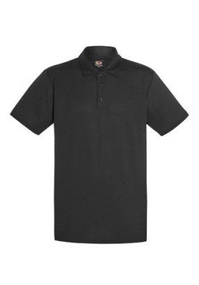Fruit of the Loom, Performance Polo, sportska polo majica od poliestera, crna, XL
