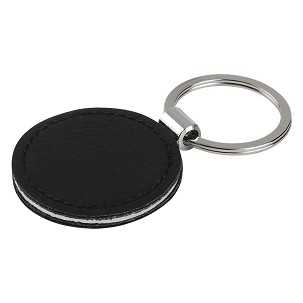 PELLE, metal key holder, black