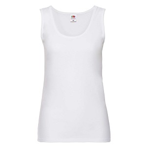 Fruit of the Loom, Ladies Valueweight Athletic Vest, ženska atlet majica, bela, XS