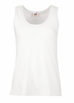 Fruit of the Loom, Ladies Valueweight Athletic Vest, ženska atlet majica, bela, S