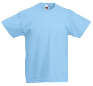 Fruit of the Loom, Original T, dečija pamučna majica kratkih rukava, nebesko plava, 9-11