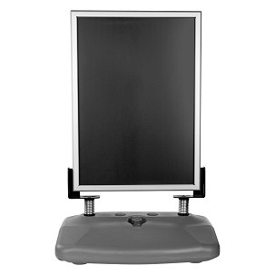 WIND DISPLAY A1, aluminum poster stand, silver