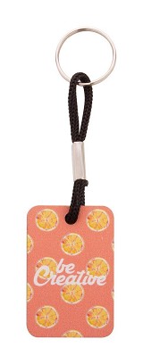 Woody Plus D custom keyring