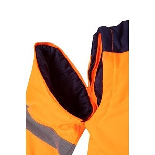 VL JUPITER. Two-tone padded jacket (180g/m²) in polyester (100%), with PU coating