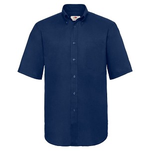 Fruit of the Loom, SS Oxford Shirt, muška poslovna košulja kratkih rukava, teget, L