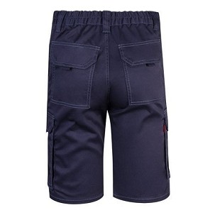 VL HEBE. Multi-pocket stretch Bermuda shorts (240g/m²), in cotton (46%), EME (38%) and polyester (16%)