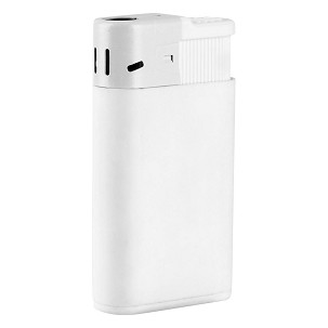 QUATTRO, jet flame electronic lighter white