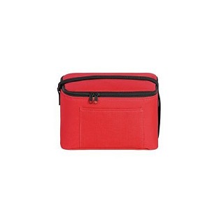 CANCUN. Thermal bag in 600D recycled polyester with adjustable webbing strap 7 L