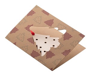TreeCard Eco Christmas card, tree
