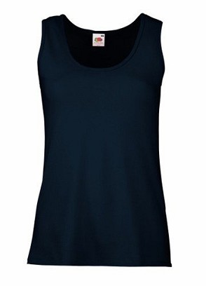 Fruit of the Loom, Ladies Valueweight Athletic Vest, ženska atlet majica,tamno teget, L
