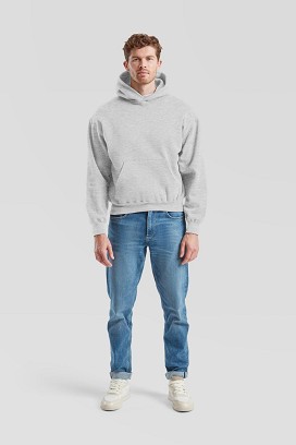 Fruii of the Loom Super Cotton Hooded Sweat, duks sa kapuljačom  405 g/m² , tamno pepeljasto siva