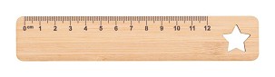 Lopsmarka bamboo ruler, star