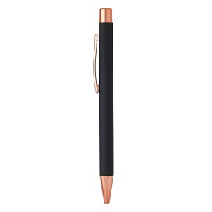 TITANIUM ROSE GOLD, metalna hemijska olovka, plava