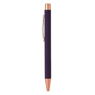 TITANIUM ROSE GOLD, metal ball pen, purple