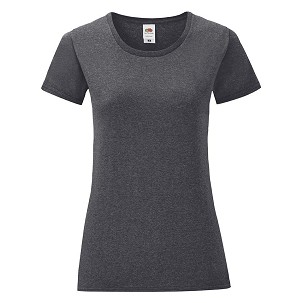 Fruit of the Loom, LADIES ICONIC 150T, ženska pamučna majica, retro boja