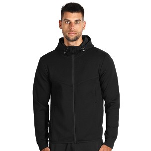 REBOUND, hooded sweatshirt, 300 g/m2, black