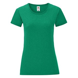 Fruit of the Loom, LADIES ICONIC 150T, ženska pamučna majica, retro boja