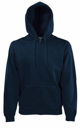 Fruit Of The Loom, Premium Hooded Sweat Jacket, Dark Weight, 2XL