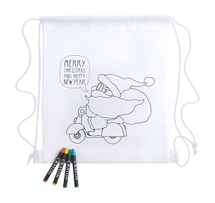 Kertran colouring drawstring bag